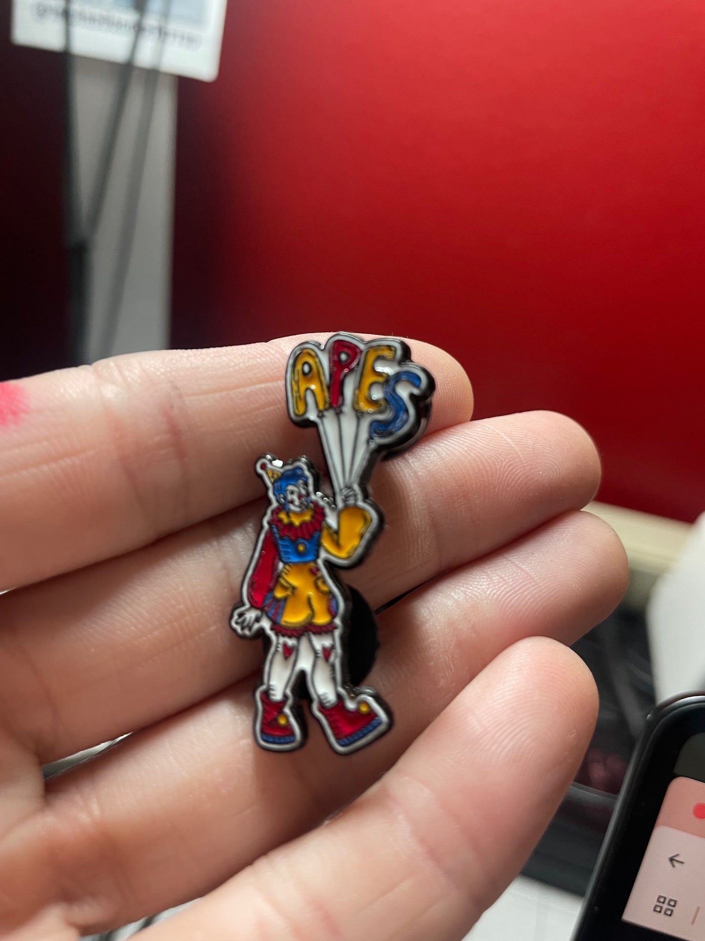Clown Enamel Pin