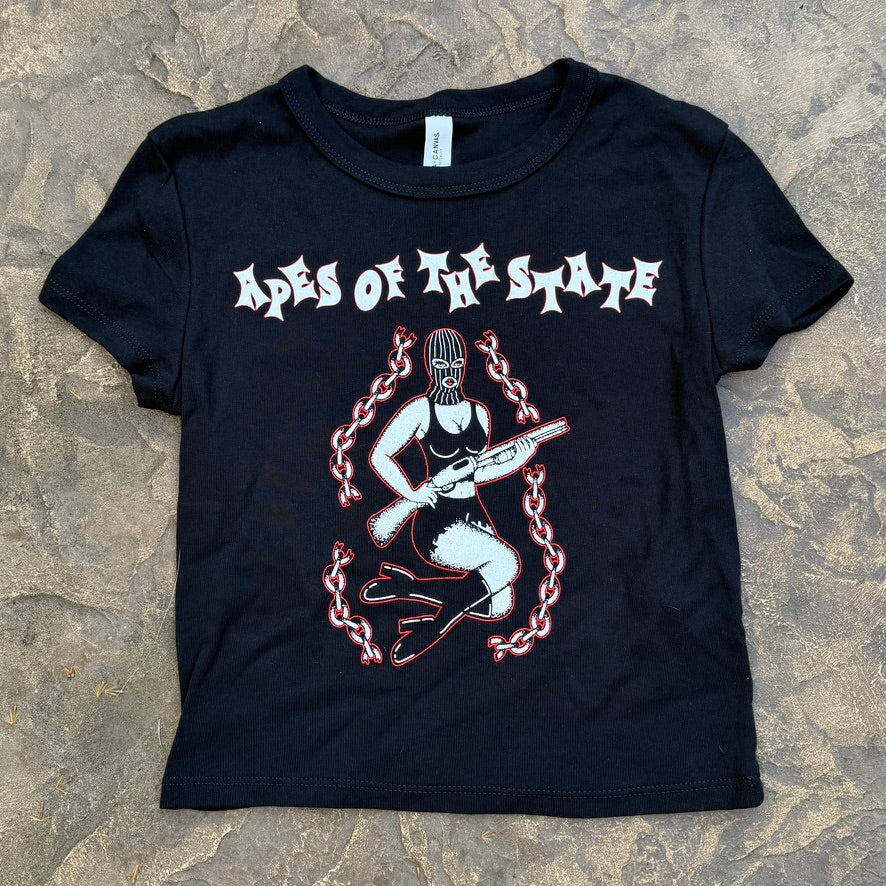 Gun Lady Baby Doll Tee