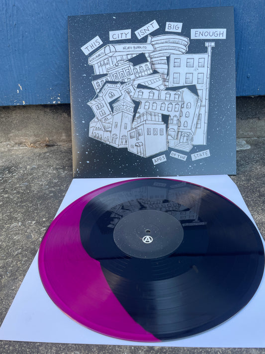 This City Isn't Big Enough 12" Vinyl - 5th Pressing - Split Black/Pink